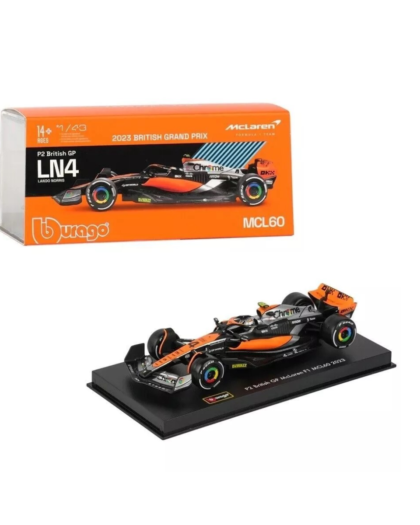Burago 1:43 McLaren MCL60 F1 2023 #4 Lando Norris
