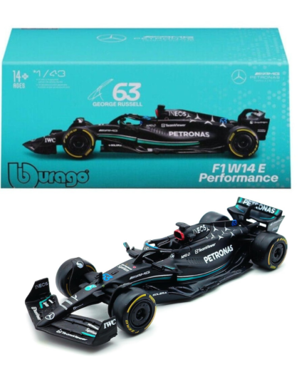 Burago 1/43 Mercedes-AMG F1 W14 E Performance 2023 #63 George Russell