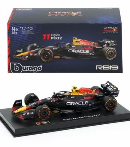 Burago 1:43 Oracle F1 Red Bull Racing  RB19 2023 #11 Sergio Perez