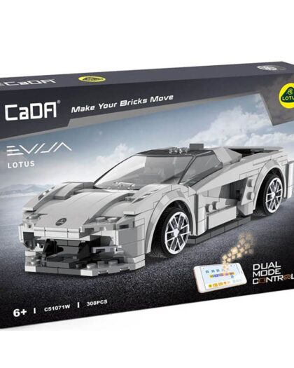 CaDA C51071W 1:18 R/C Evija Lotus Racing Car Building Set
