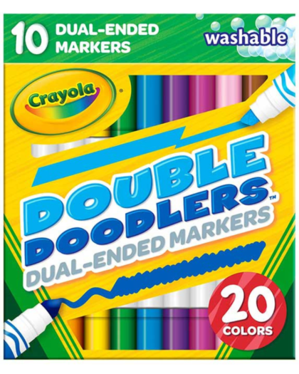 Crayola 10 Ct Double Doodlers Markers