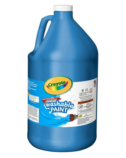 Crayola 128 oz Washable Blue Paint (3.79 litres)