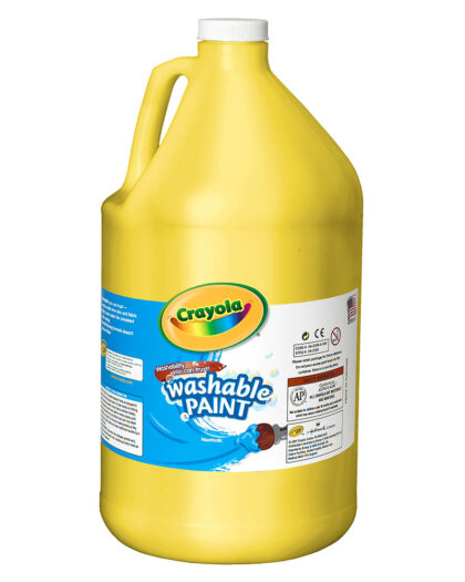 Crayola 128 oz Washable Yellow Paint (3.79 litres)