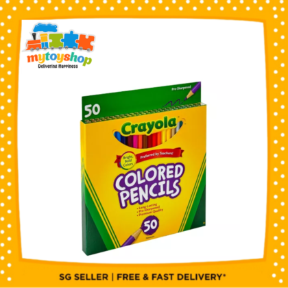 Crayola 50ct Pre-Sharpened Colored Pencils