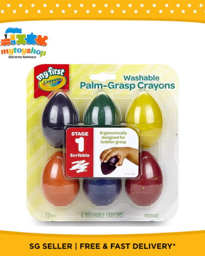 Crayola 6ct Palm Grasp Crayons