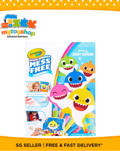 Crayola Color Wonder Mess Free Baby Shark Foldalope