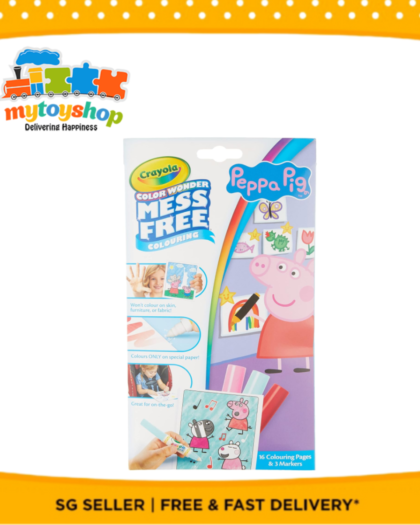 Crayola Color Wonders Mess Free Peppa Pig Mini Pack Colouring Pad