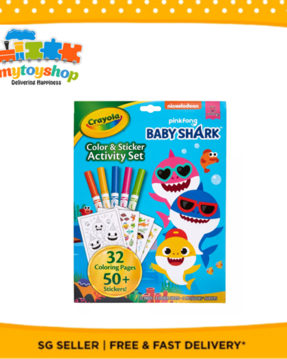 Crayola Color n Sticker Baby Shark Activity Set