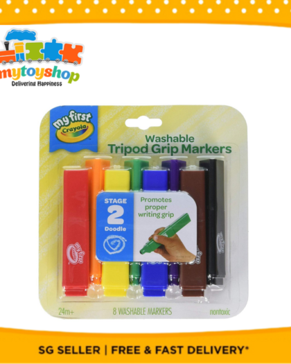 Crayola My First Washable Tripod Grip Markers