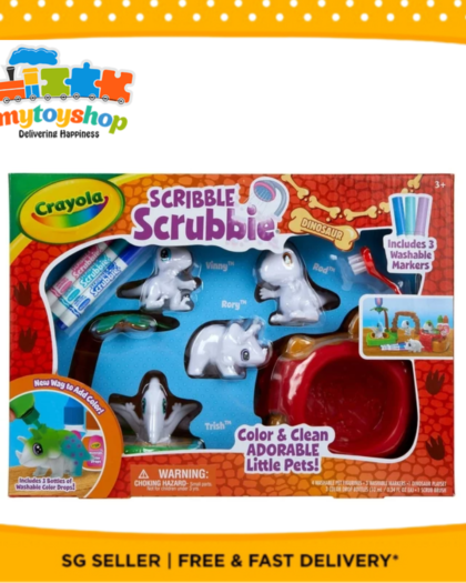 Crayola Scribble Scrubbie Dinosaur Island Toy Set
