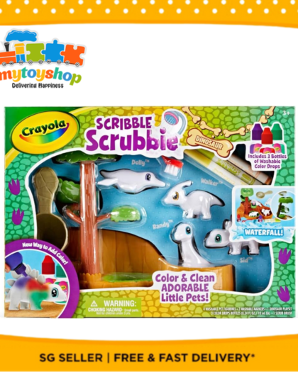 Crayola Scribble Scrubbie Pets Dinosaur Waterslide