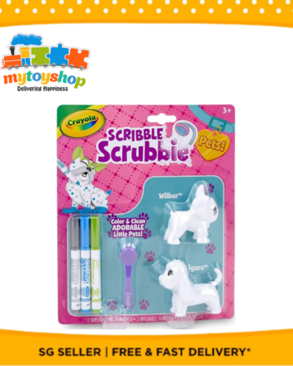 Crayola Scribble Scrubbie Pets Dog Pack Animal Toy Set