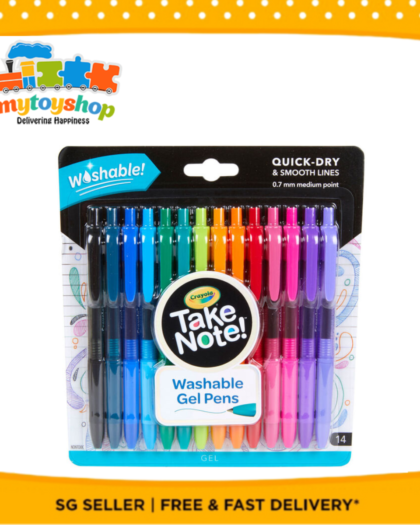 Crayola Take Note Washable Gel Pens (14 Piece)