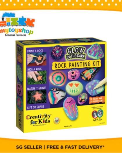 Creativity For Kids Glow Rock Painting Kit