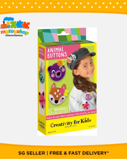 Creativity For Kids Make Your Own Animal Buttons