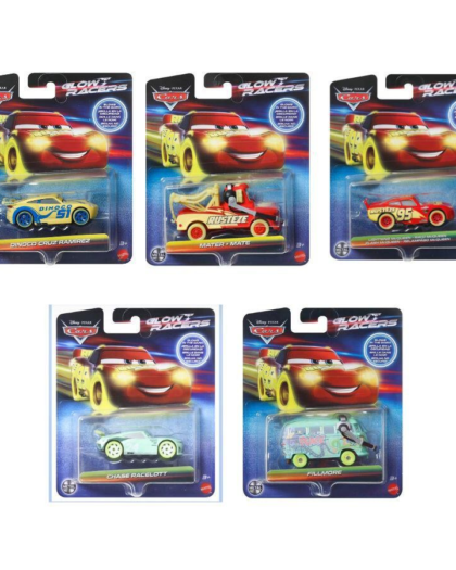 Disney Pixar Cars Glow Racers Vehicle Random Pick