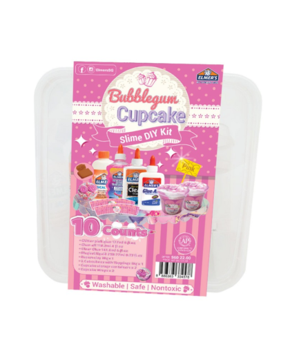 Elmers Bubblegum Cupcake Slime DIY Kit- Pink