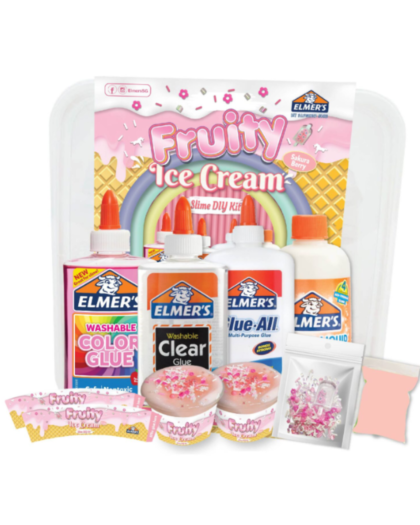Elmers Fruity Ice Cream-Sakura Berry DIY Kit