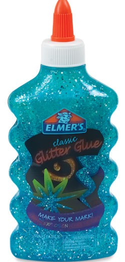 Elmers Glitter Glue Blue 6OZ