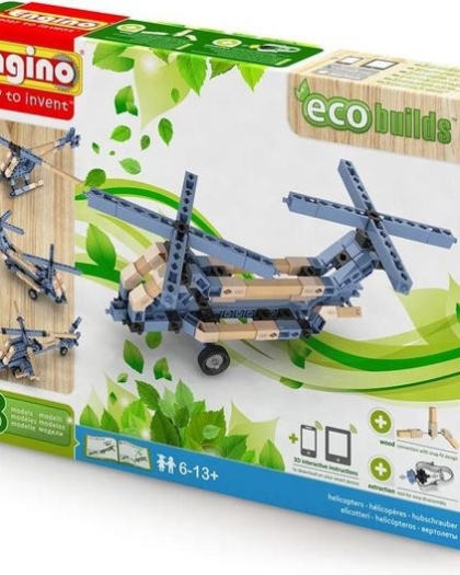 Engino Eco Builds 3 Models Helicopters (Minor Creases)