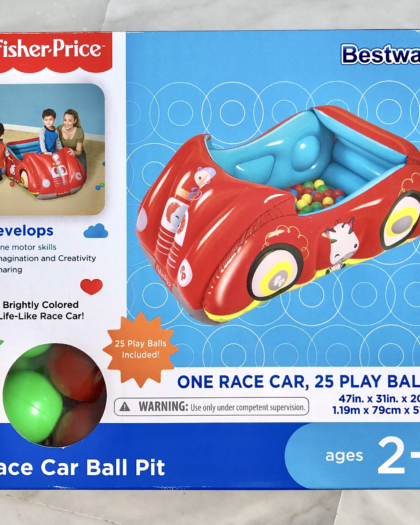Fisher Price Race Car Ball Pit (Creases/Dents)