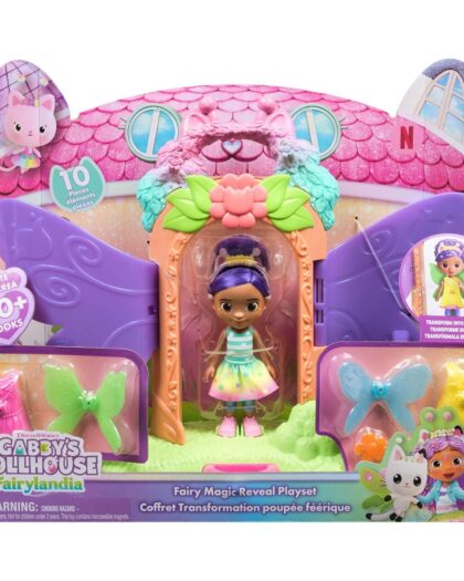 Gabby's Dollhouse Fairy Magic Reveal Playset