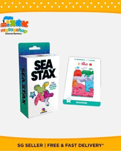 Gamewright Sea Stax The Sea Life Packing Puzzle Game