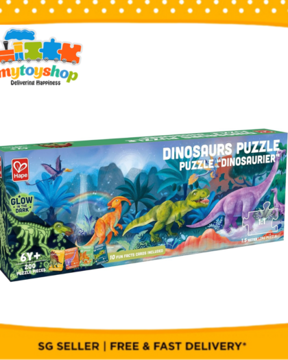 Glow in The Dark Dinosaurs Puzzle  200 pcs