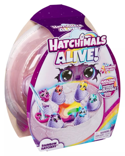 Hatchimals Alive Rainbow Hatchery Playset