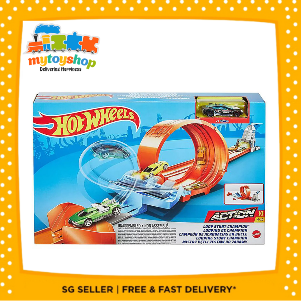 Hot Wheels Action Loop Stunt Champion Track Set - My Toy Shop