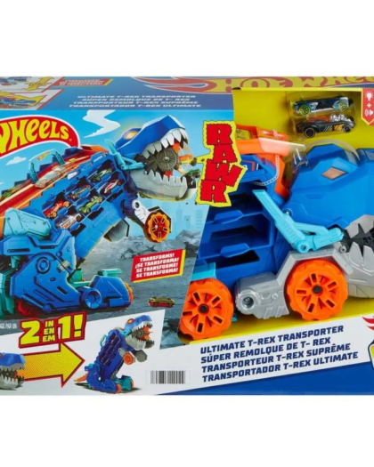 Hot Wheels City Transforming  Ultimate TRex Transporter