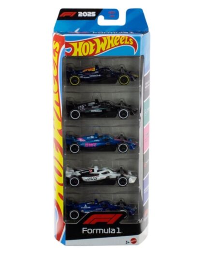 Hot Wheels Formula 1 5 Car Pack