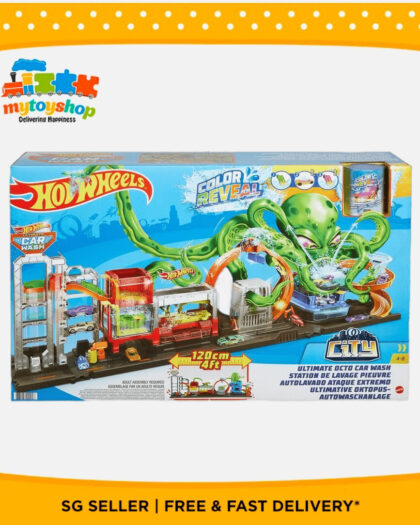 Hot Wheels Octo Car Wash Playset