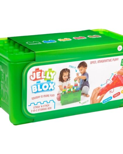 Jelly Blox Stash n Stack 2in1 Storage Box