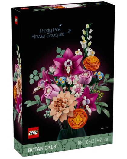 LEGO 10342 Botanicals Pretty Pink Flower Bouquet