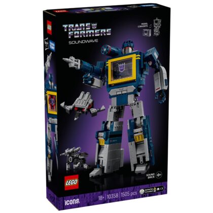 LEGO 10358 Icons Transformers Soundwave