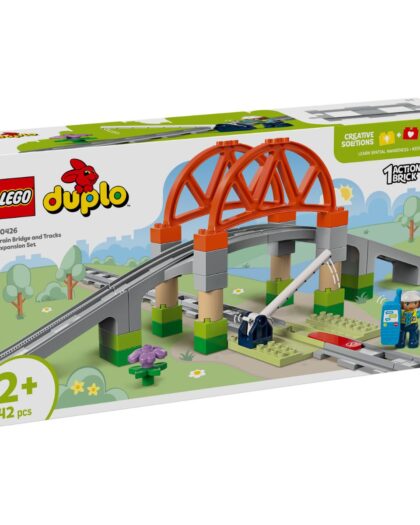 LEGO 10426 DUPLO Train Bridge and Tracks Expansion Set