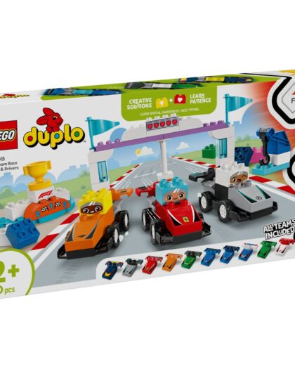 LEGO 10445 DUPLO  F1 Team Race Cars N Drivers