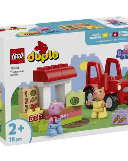LEGO 10468 DUPLO Peppa Pig Tractor and Market