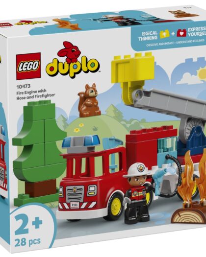LEGO 10473 DUPLO Fire Truck with Hose and Firefighter