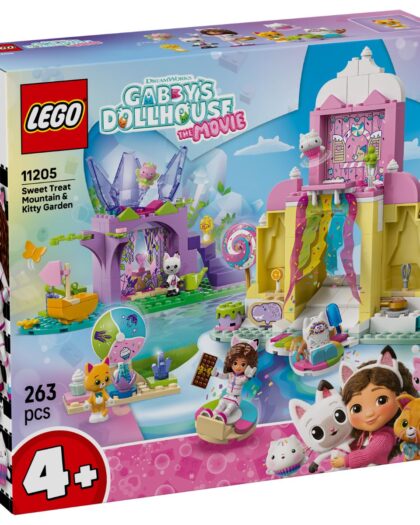 LEGO 11205 Gabby’s Dollhouse Sweet Treat Mountain & Kitty Garden
