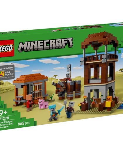 LEGO 21278 Minecraft The Pillager Outpost and Ravager