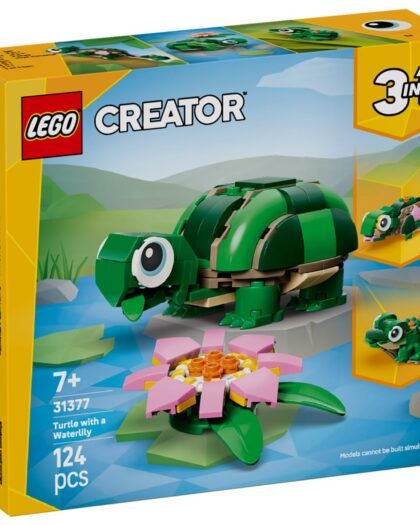 LEGO 31377 Creator Turtle with a Water Lily Flower