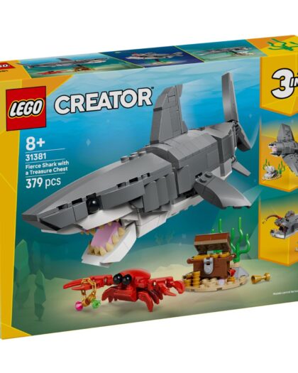 LEGO 31381 Creator Fierce Shark with a Treasure Chest