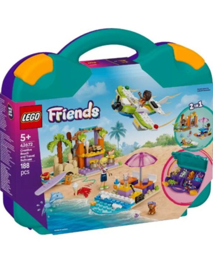 LEGO 42672 Friends Beach and Travel Suitcase