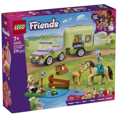 LEGO 42695 Friends Horse N Baby Foal Trailer