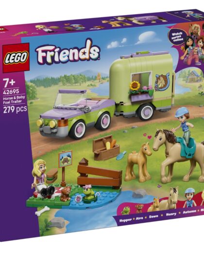 LEGO 42695 Friends Horse N Baby Foal Trailer