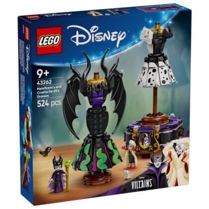 LEGO 43262 Disney Villains Maleficent’s and Cruella De Vil’s Dresses