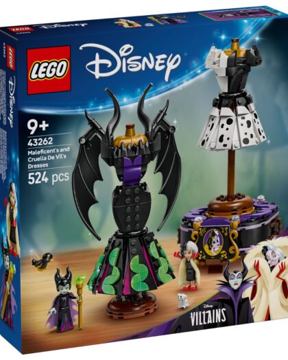 LEGO 43262 Disney Villains Maleficent’s and Cruella De Vil’s Dresses