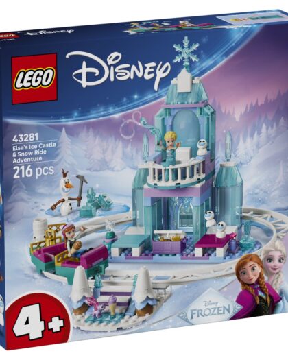 LEGO 43281 Disney Frozen Elsa’s Ice Castle N Snow Ride Adventure